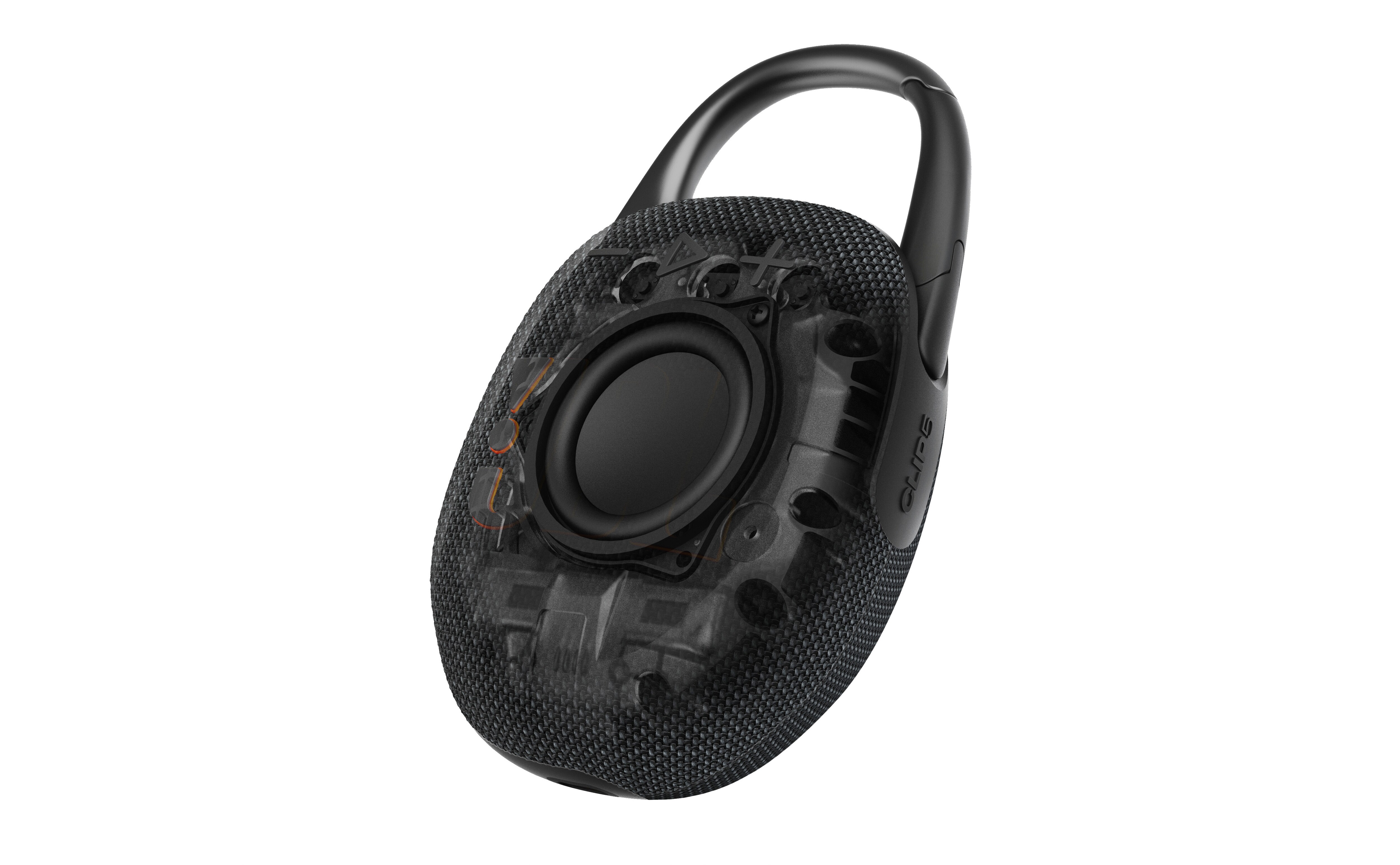 JBL Clip 4 black Tragbarer Bluetooth-Lautsprecher wasserdicht nach IP67