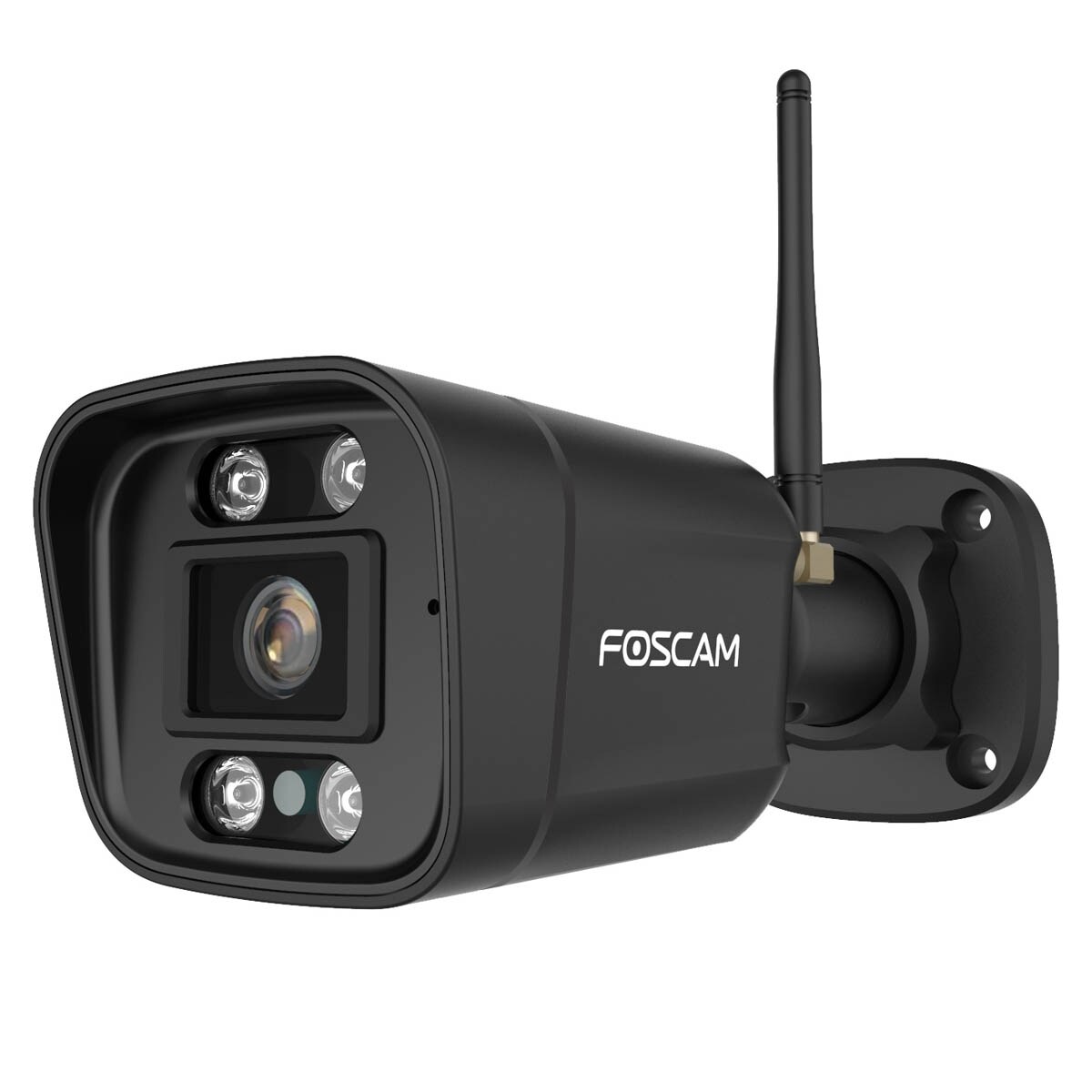 Foscam V5P 5 MP Dual-Band WLAN Überwachungskamera schwarz