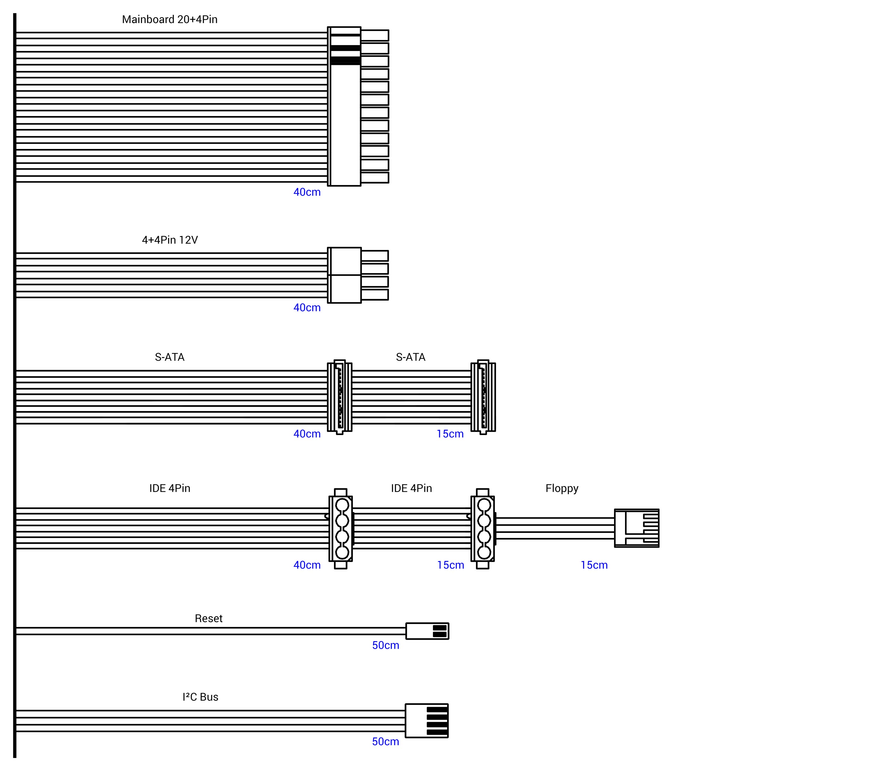 Inter-Tech R1A-KH0400 400W redundantes PS/2 Server Netzteil 80+ Silber