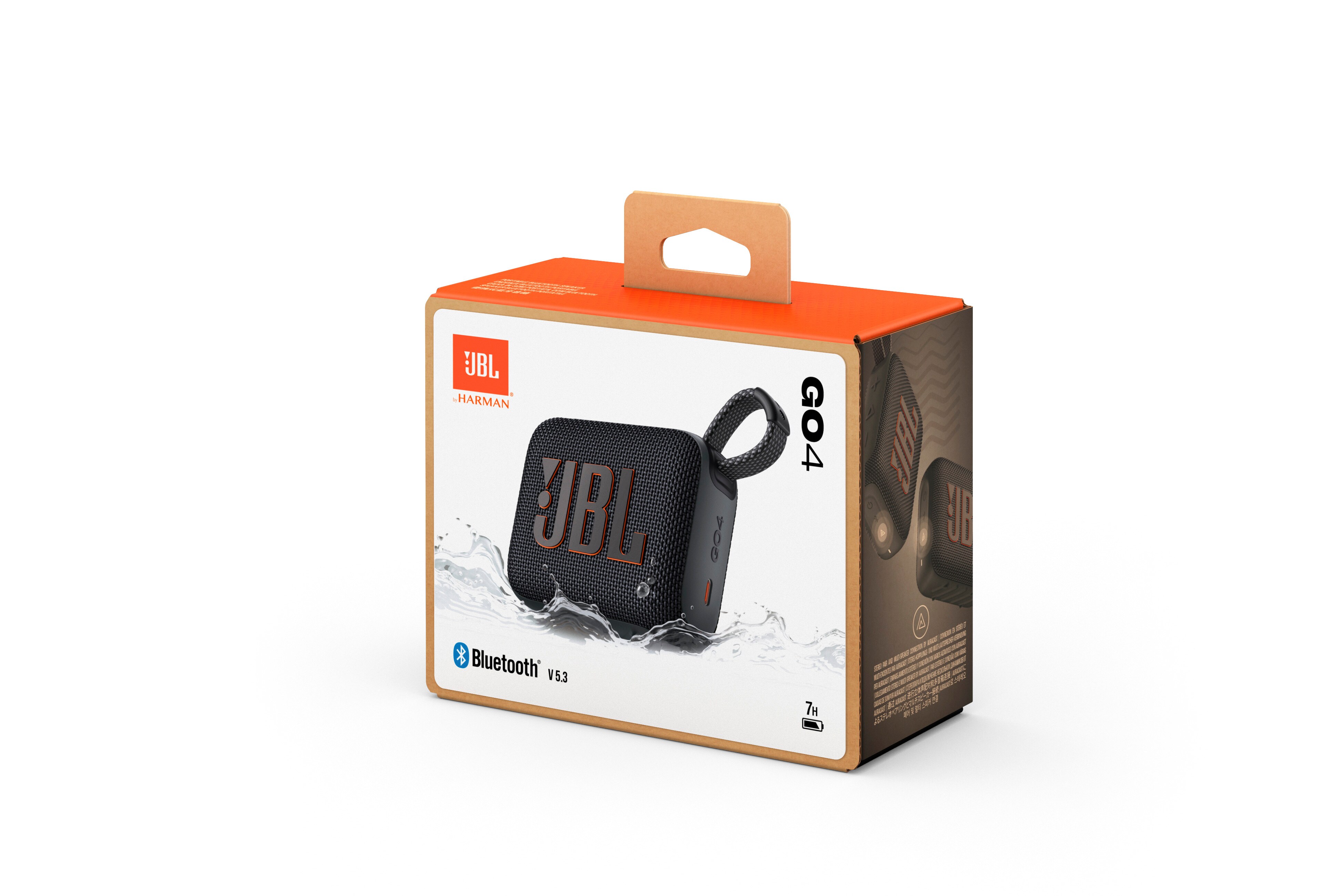 JBL GO 4 Eco Ultra-kompakter Bluetooth-Lautsprecher schwarz