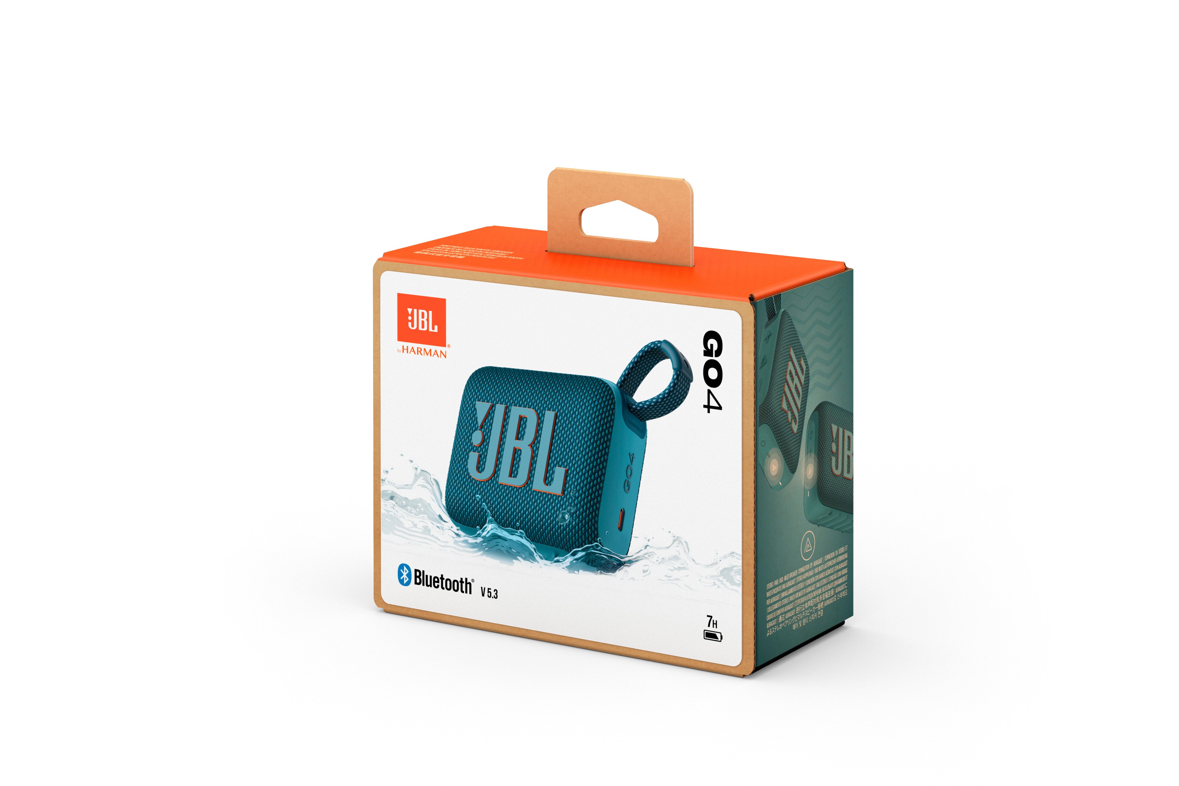 JBL GO 4 Eco Ultra-kompakter Bluetooth-Lautsprecher blau