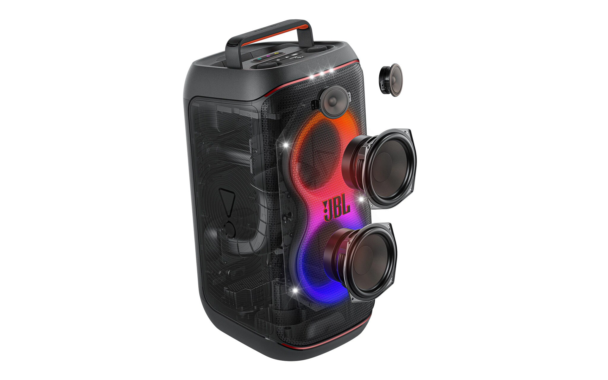 JBL Party Box 110 Bluetooth-Lautsprecher schwarz mit Akku und Lichteffekten