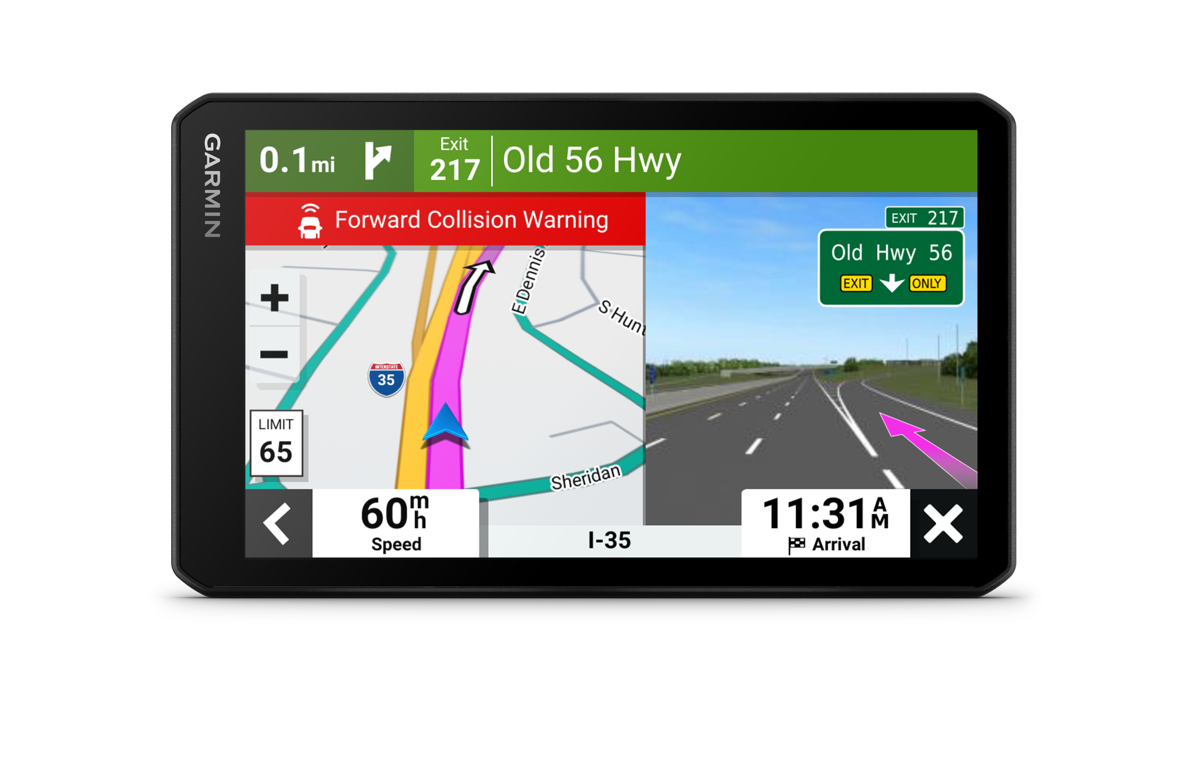 Garmin DriveCam™ 76, 7" GPS Sat-Nav with Built-in Dash Cam