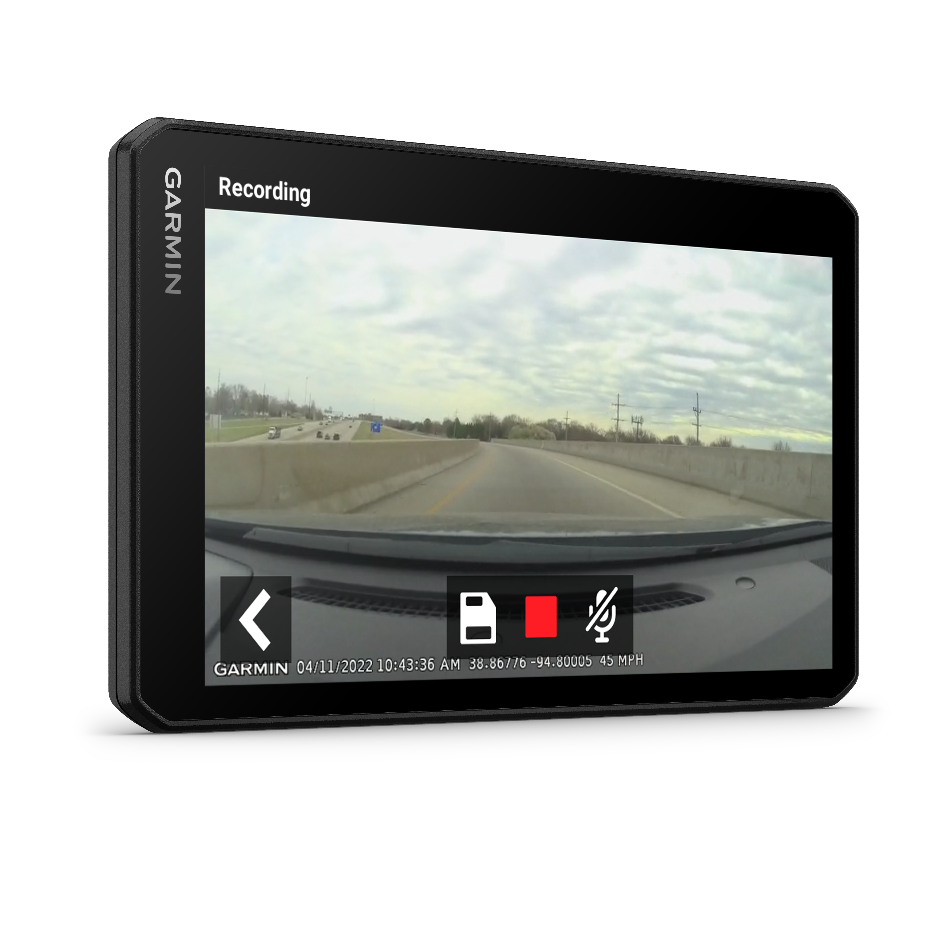 Garmin DriveCam™ 76, 7" GPS Sat-Nav with Built-in Dash Cam