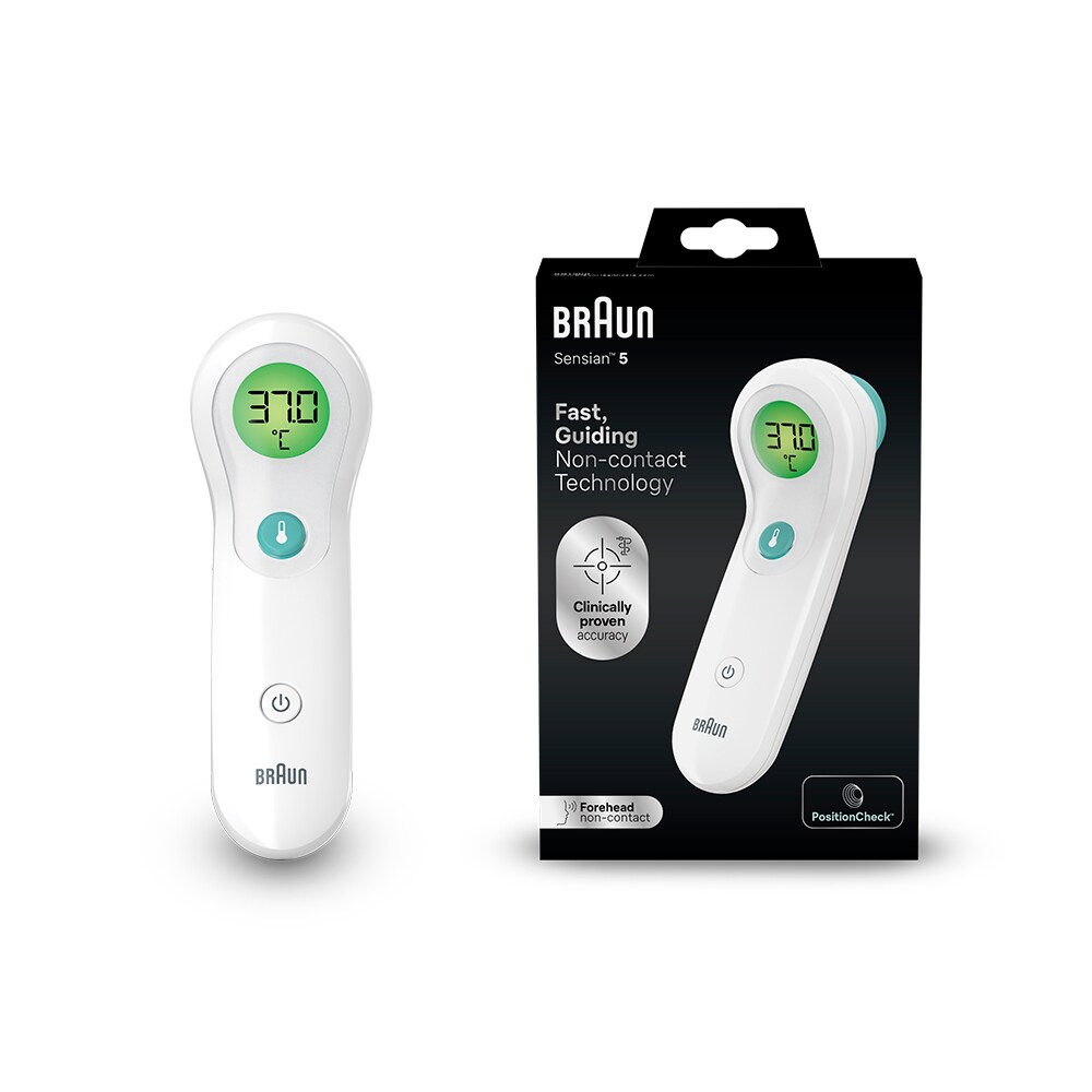 Braun BNT300WE Sensian 5 Stirnthermometer weiss