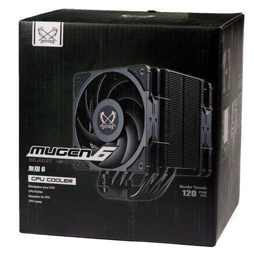 SCYTHE Mugen 6 SCMG-6000 Dual Fan Black Edition CPU Kühler für AMD/Intel CPU