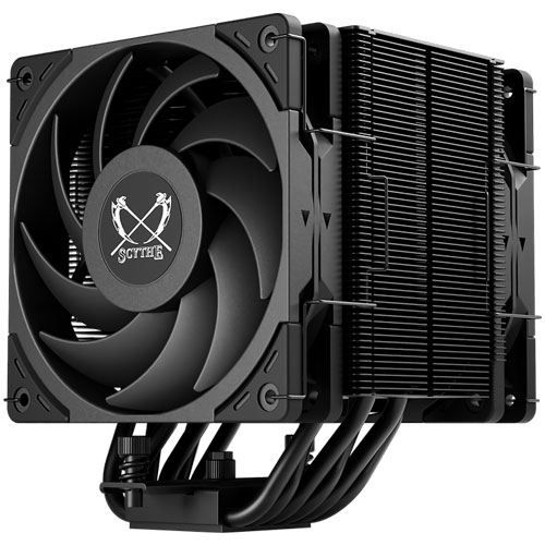 SCYTHE Mugen 6 SCMG-6000 Dual Fan Black Edition CPU Kühler für AMD/Intel CPU