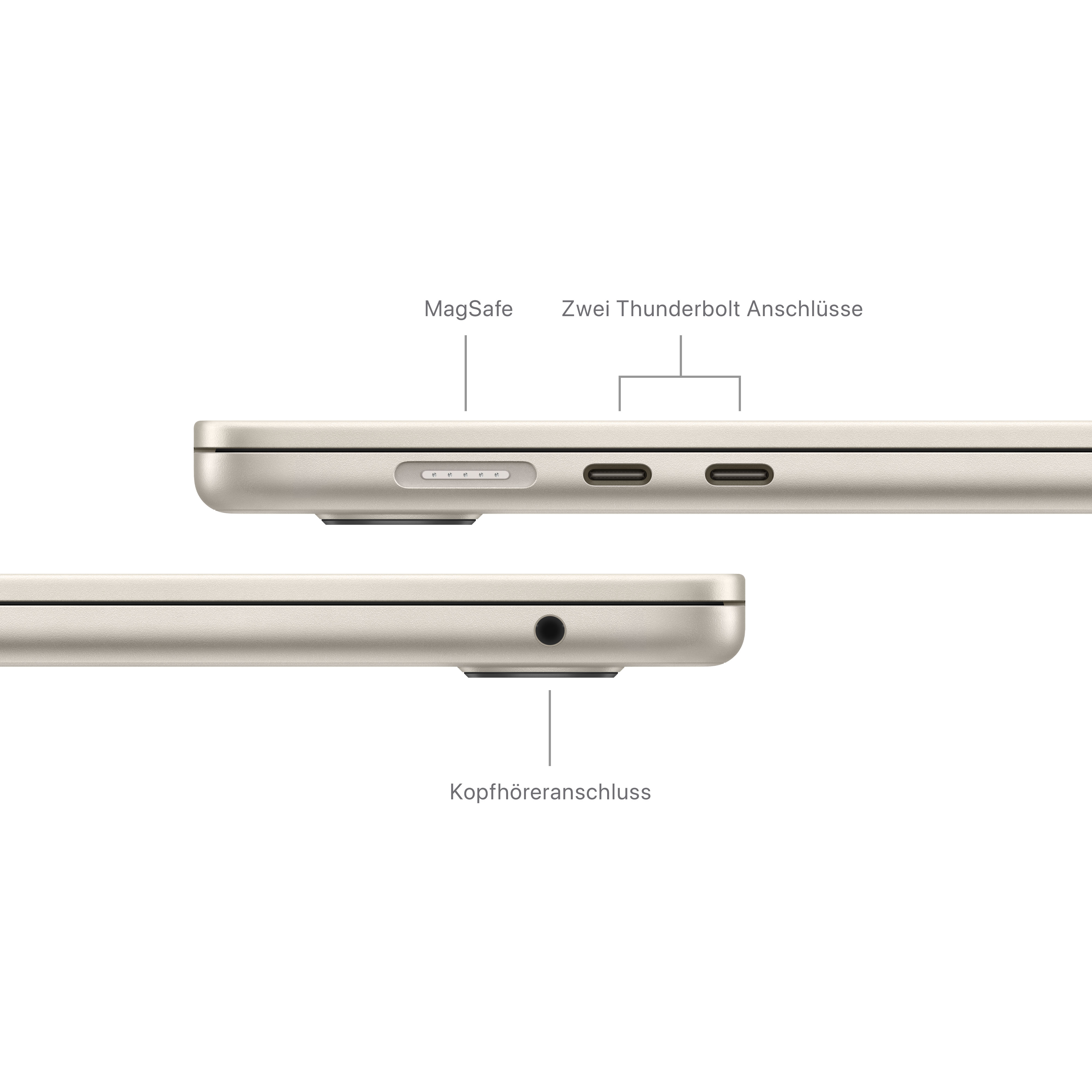 Apple MacBook Air 15,3" 2024 M3/8/256GB SSD 10C GPU Polarstern MRYR3D/A