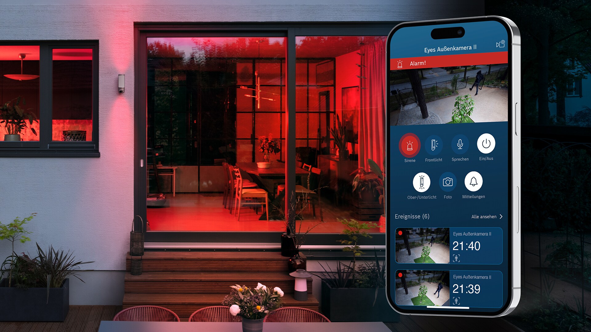 Bosch Smart Home Eyes Außenkamera II silber