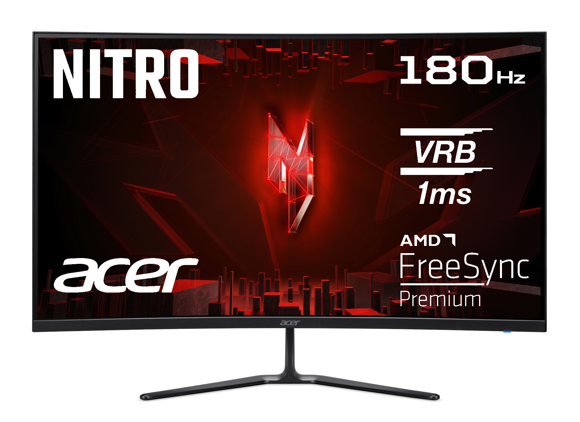 Acer Nitro ED320QRS3bmiipx 80cm(31.5") FHD Curved Gaming Monitor HDMI/DP 165Hz