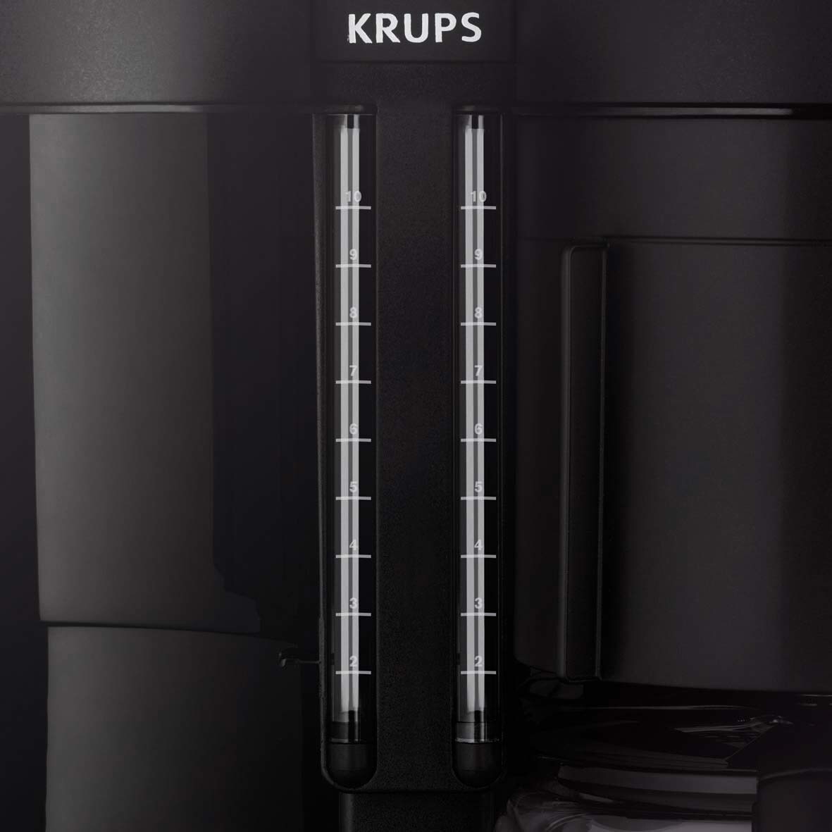 Krups KM 8508 Doppel-Automat Kombiautomat Kaffee/Tee Duothek Plus Schwarz