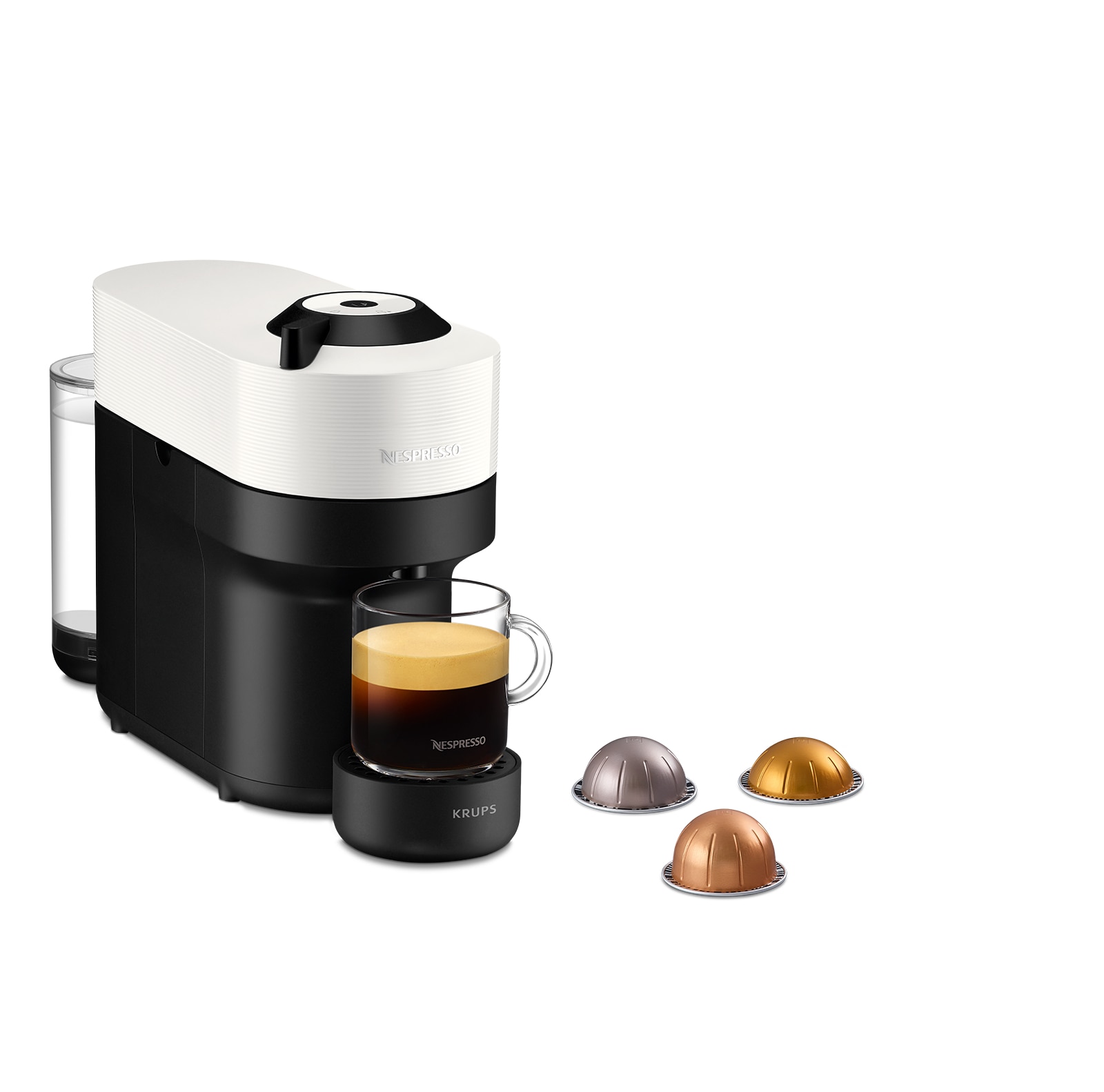 Krups XN9201 Nespresso Vertuo Pop Coconut White