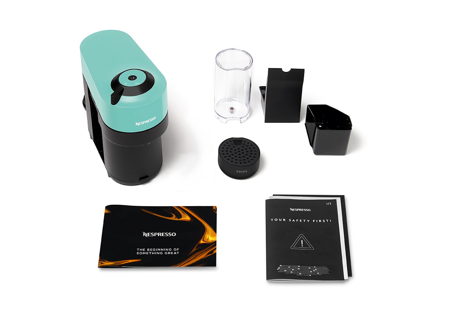 Krups XN9204 Nespresso Vertuo Pop Aqua Mint