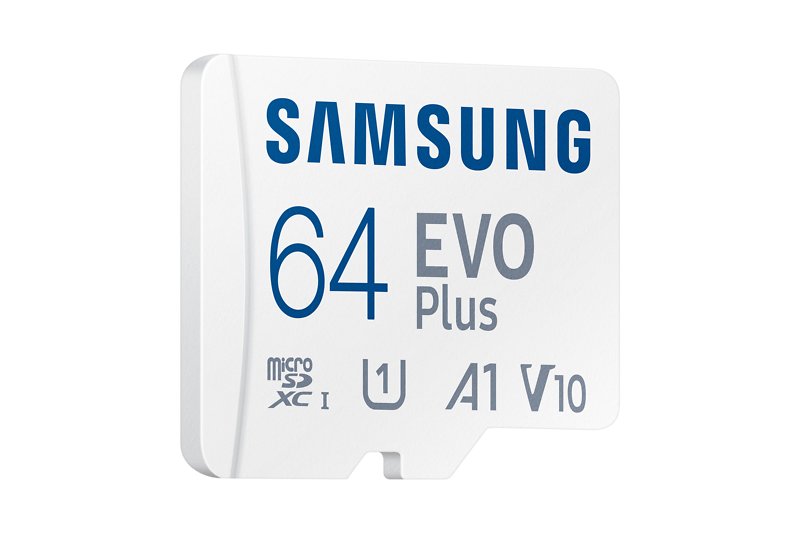 Samsung Evo Plus 64 GB microSDXC Speicherkarte (130 MB/s, Class 10, U3)