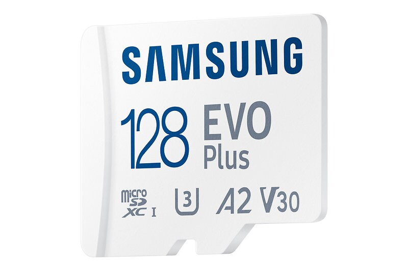 Samsung Evo Plus (2024) 128 GB microSDXC Speicherkarte (160 MB/s, Class 10, U3)