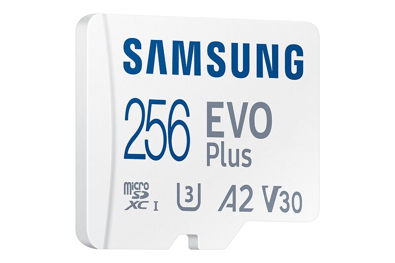 Samsung Evo Plus (2024) 256 GB microSDXC Speicherkarte (160 MB/s, Class 10, U3)