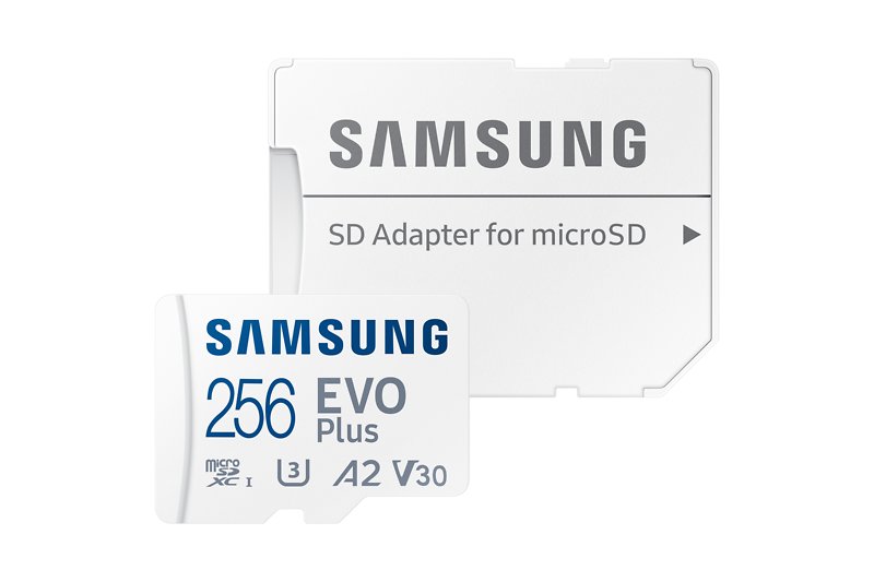 Samsung Evo Plus (2024) 256 GB microSDXC Speicherkarte (160 MB/s, Class 10, U3)