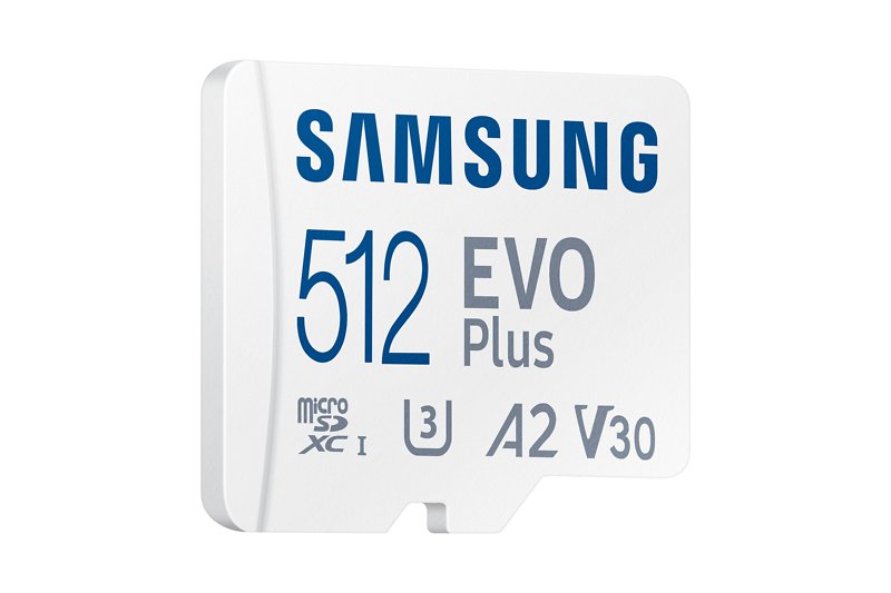 Samsung Evo Plus (2024) 512 GB microSDXC Speicherkarte (160 MB/s, Class 10, U3)