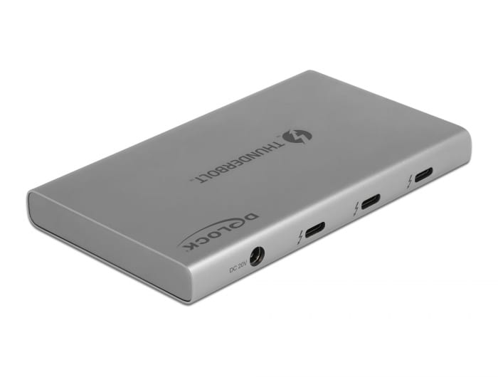 Delock Thunderbolt™ 4 Hub 3 Port mit zusätzlichem SuperSpeed USB 10 Gbps 8K