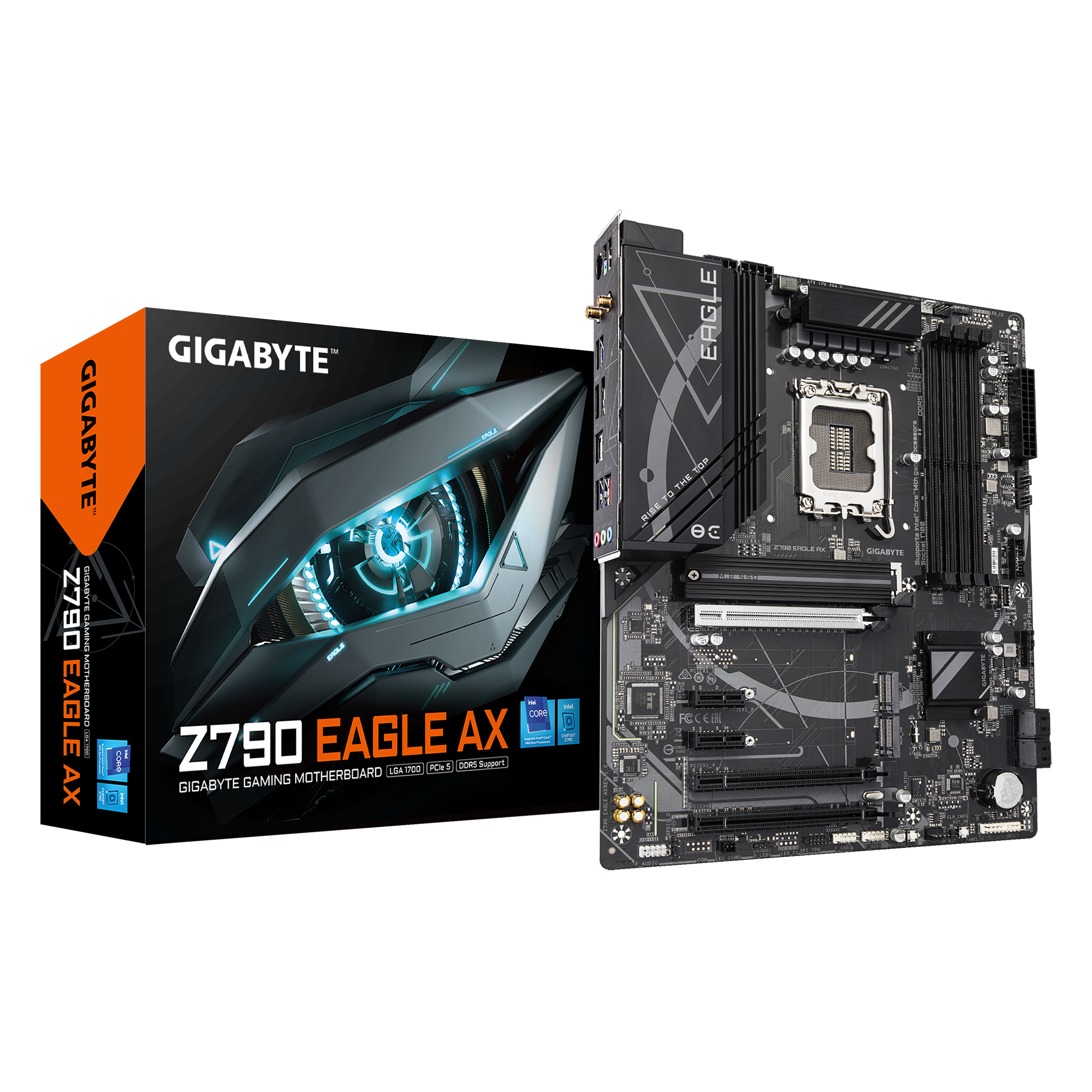 GIGABYTE Z790 EAGLE AX ATX WIFI6E Mainboard Sockel 1700 DDR5 HDMI/DP