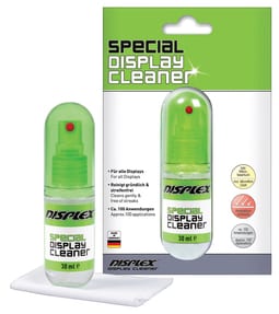 Displex Special Display Cleaner, 30ml Spray mit Mikrofasertuch