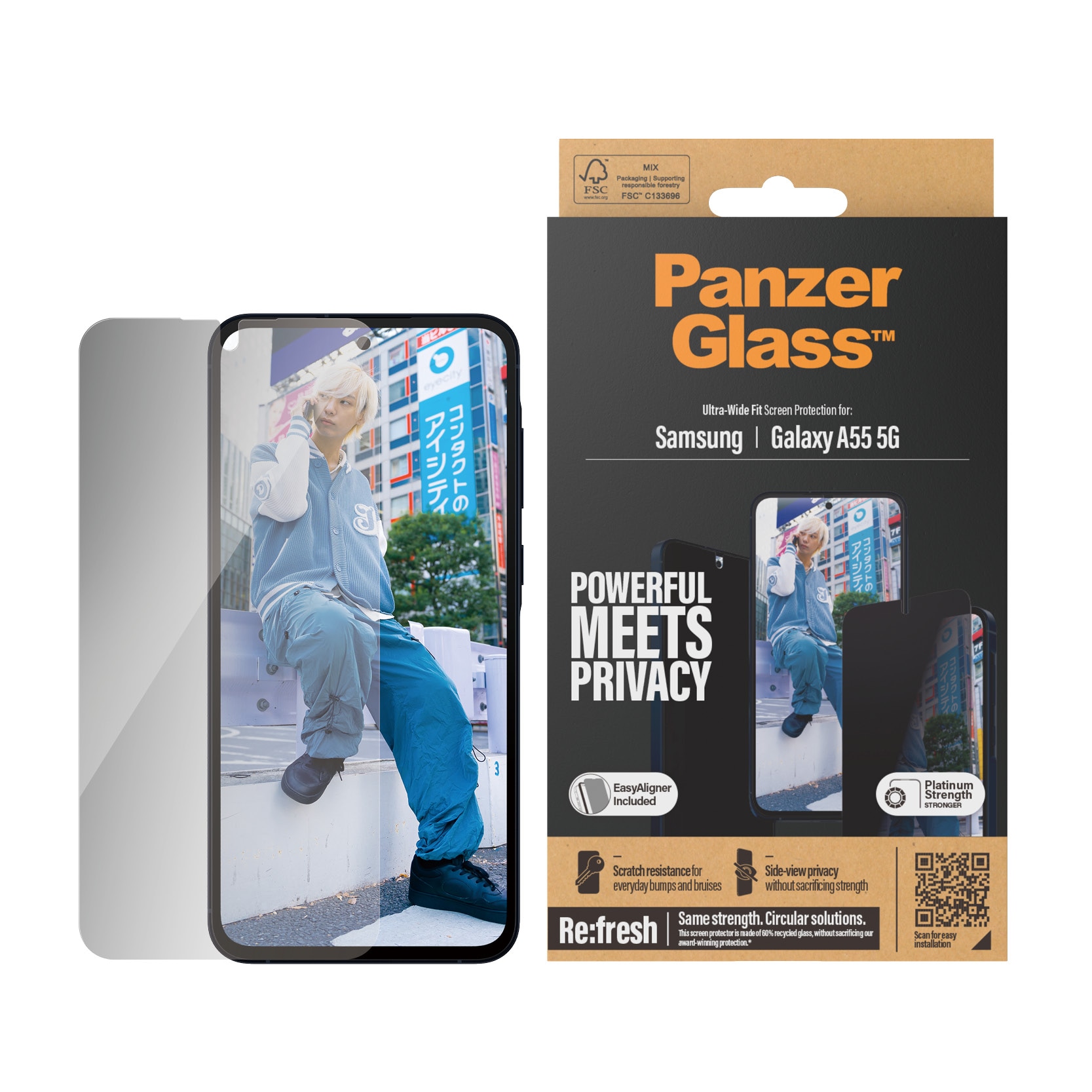 PanzerGlass Privacy Samsung Galaxy A55 5G