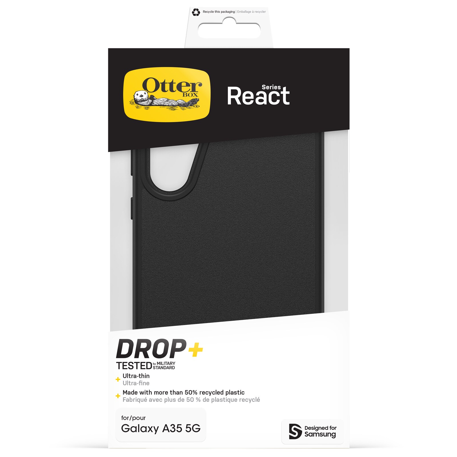 OtterBox React Samsung Galaxy A35 5G - black Schutzhülle