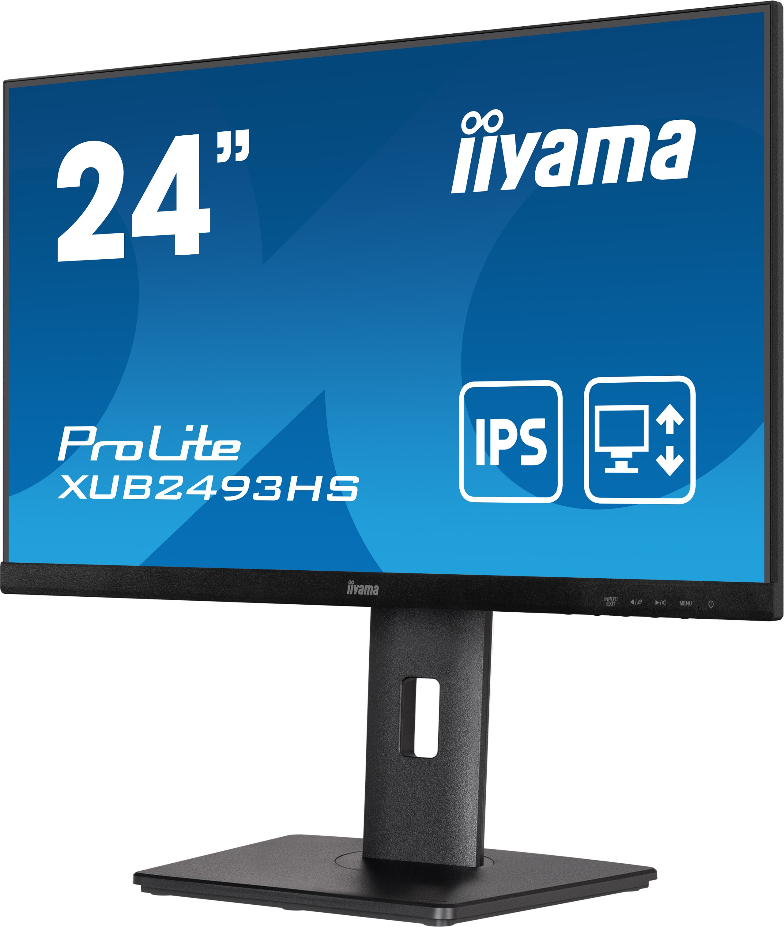 iiyama ProLite XUB2493HS-B5 60,5cm (24") Full HD IPS Monitor HDMI/DP Pivot