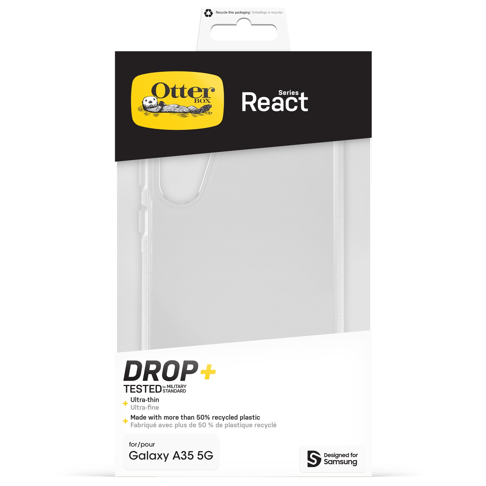 OtterBox React Samsung Galaxy A35 5G - clear Schutzhülle