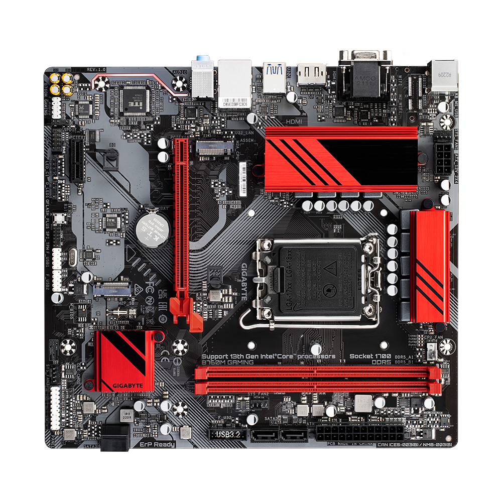 GIGABYTE B760M GAMING mATX Mainboard Sockel LGA1700