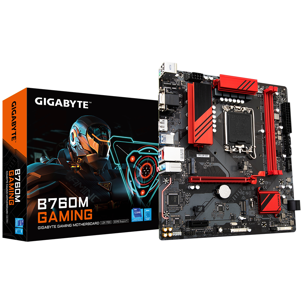 GIGABYTE B760M GAMING mATX Mainboard Sockel LGA1700