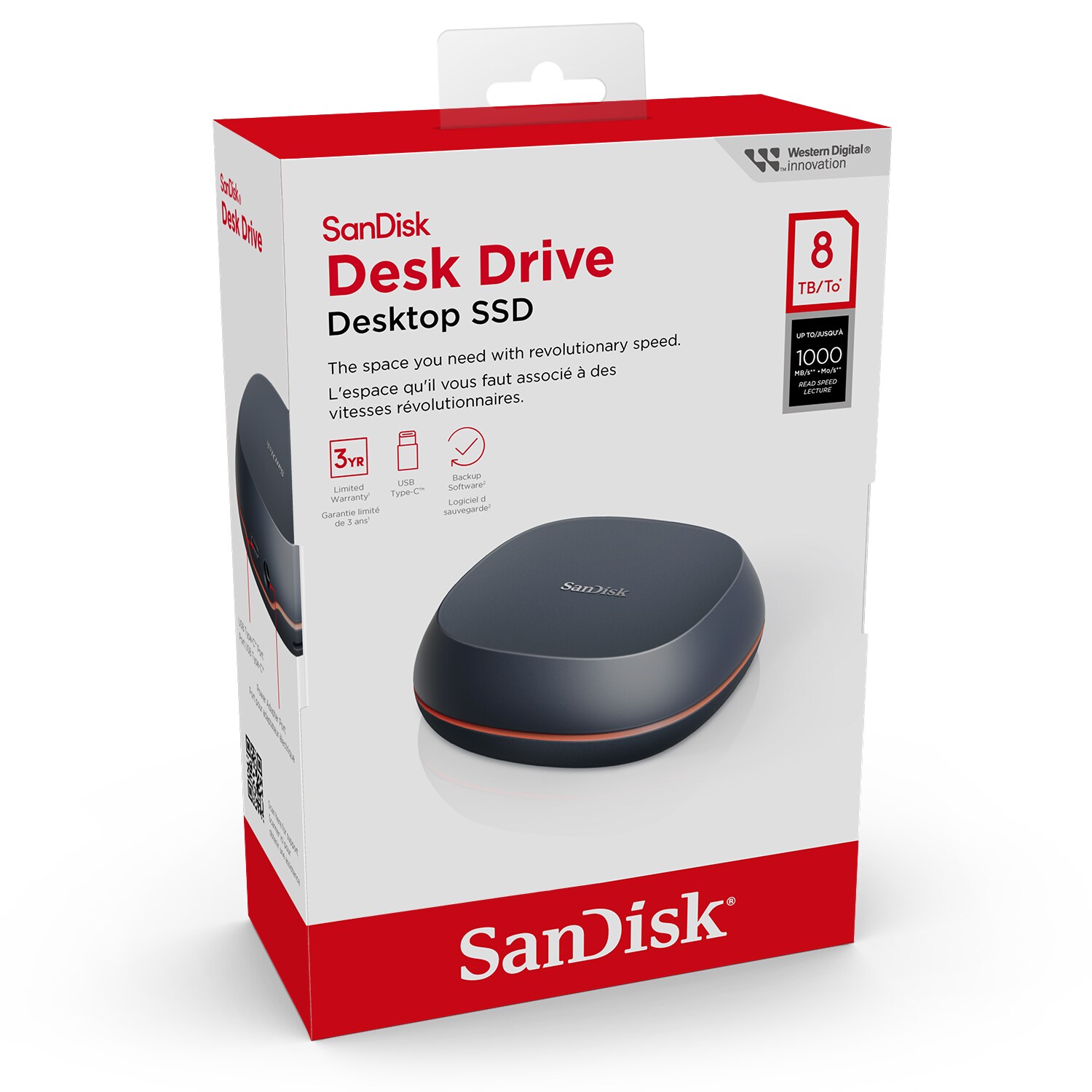 SanDisk® PROFESSIONAL DESK DRIVE 8 TB Externe Festplatte USB-C 1000MB/s