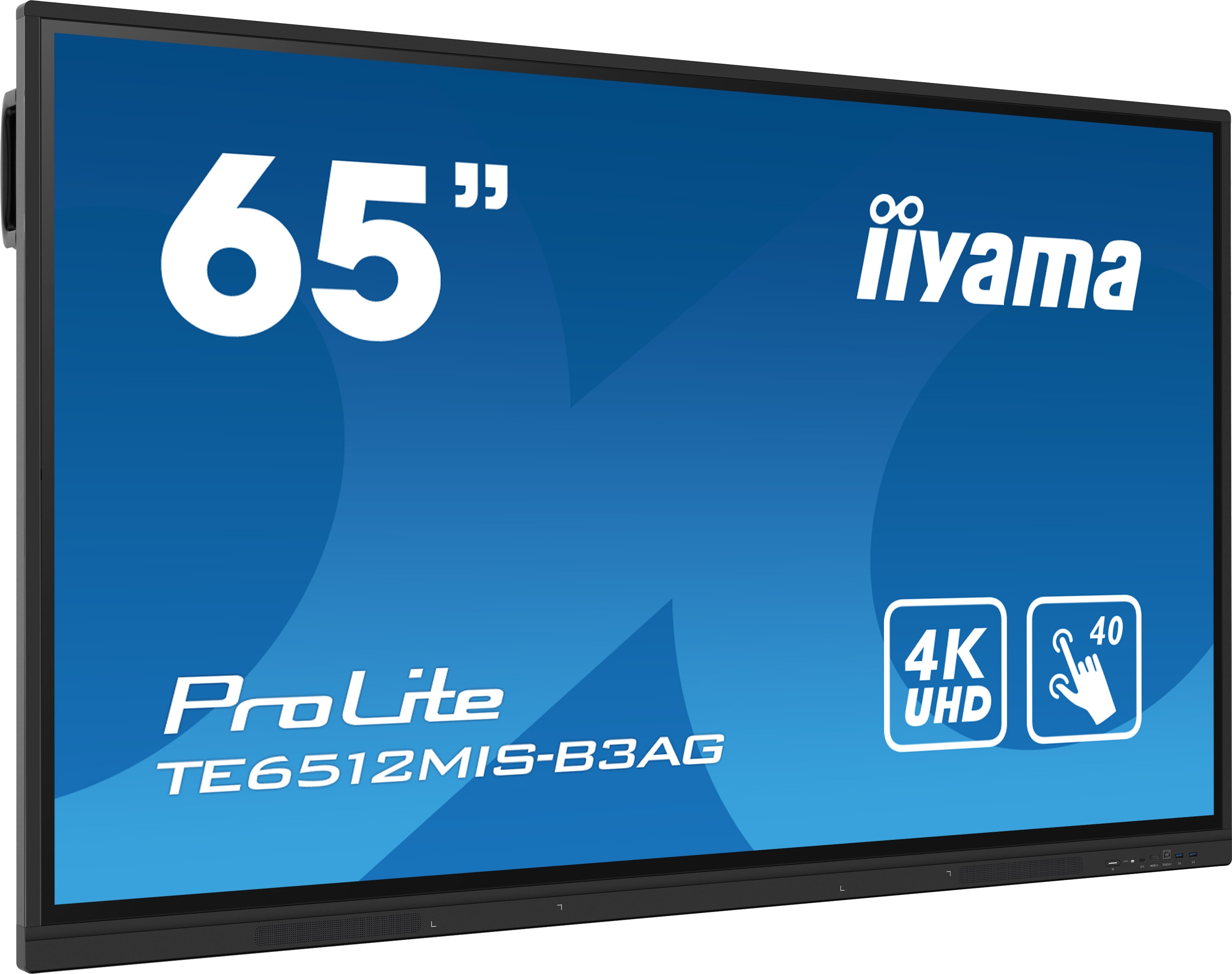 iiyama ProLite TE6512MIS-B3AG 163,8cm (65") 4K UHD Touch Monitor HDMI/VGA/USB