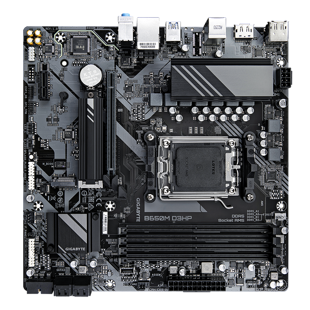 GIGABYTE B650M D3HP mATX Mainboard Sockel AM5