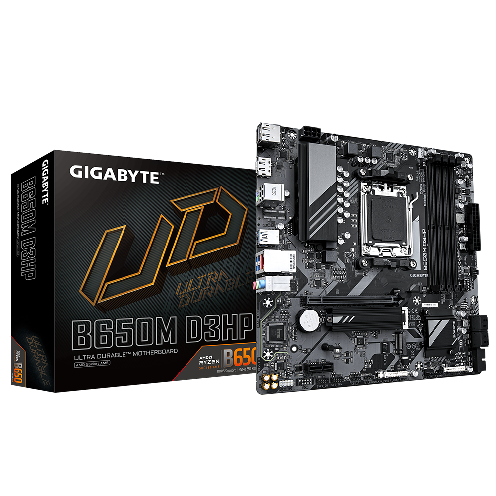 GIGABYTE B650M D3HP mATX Mainboard Sockel AM5