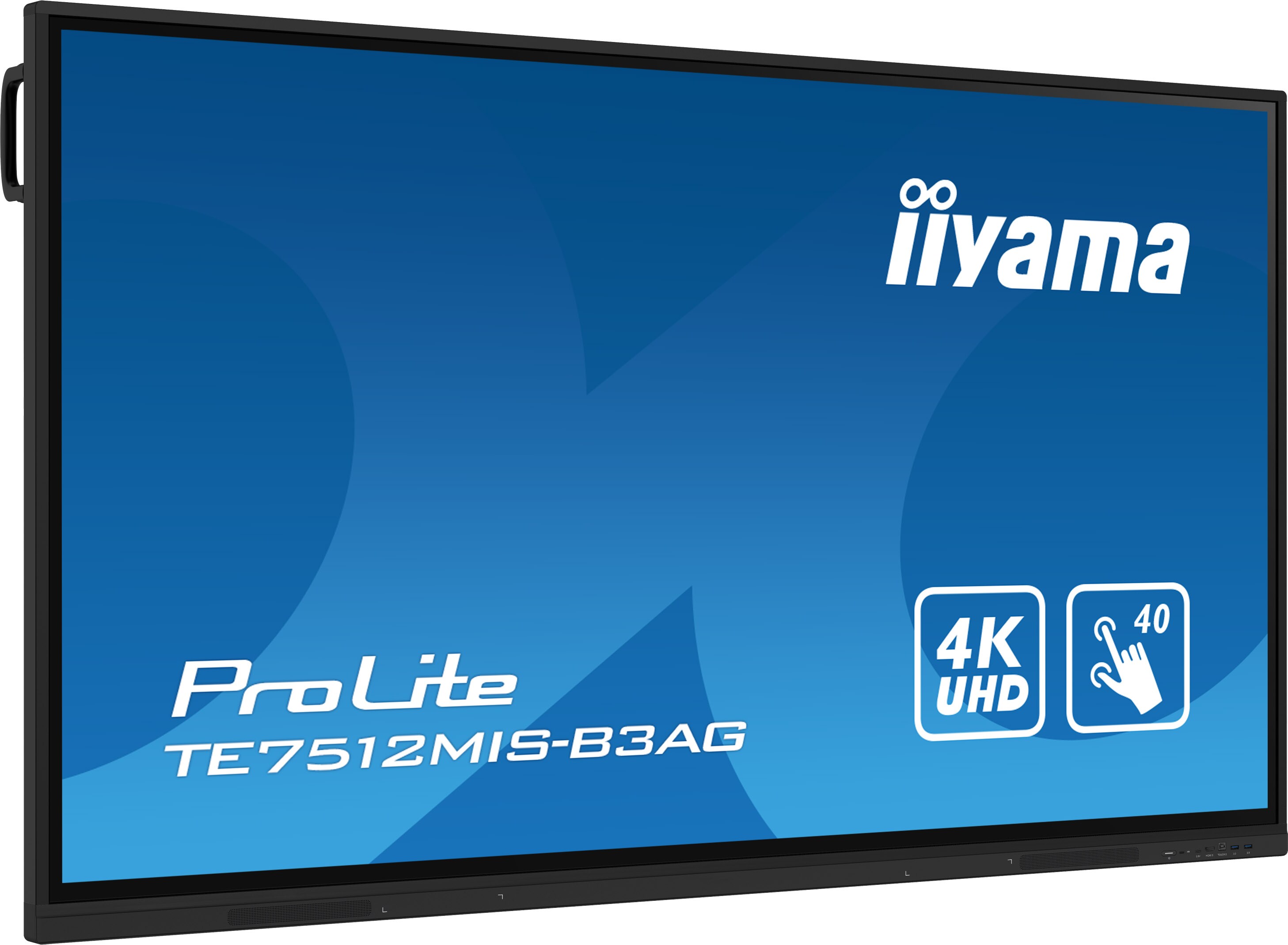 iiyama ProLite TE7512MIS-B3AG 189,2cm (74,5") 4K Touch Monitor HDMI/VGA/USB-C