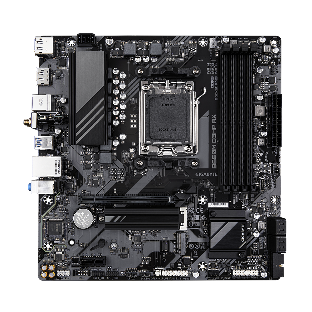 GIGABYTE B650M D3HP AX mATX Mainboard Sockel AM5