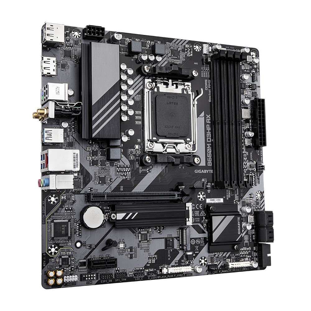 GIGABYTE B650M D3HP AX mATX Mainboard Sockel AM5