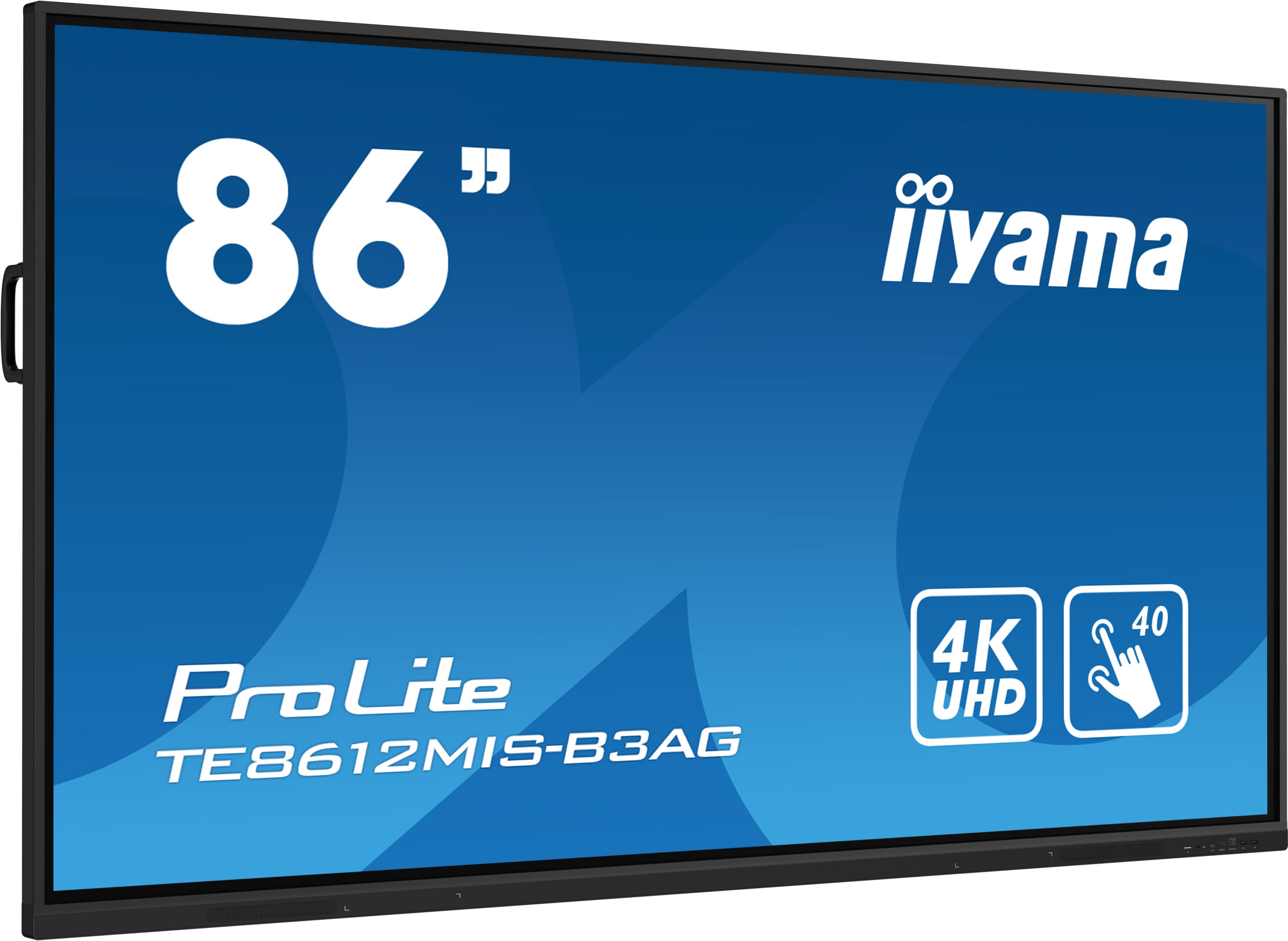 iiyama ProLite TE8612MIS-B3AG 218,4cm (86") 4K UHD Touch Monitor HDMI/VGA/USB-C