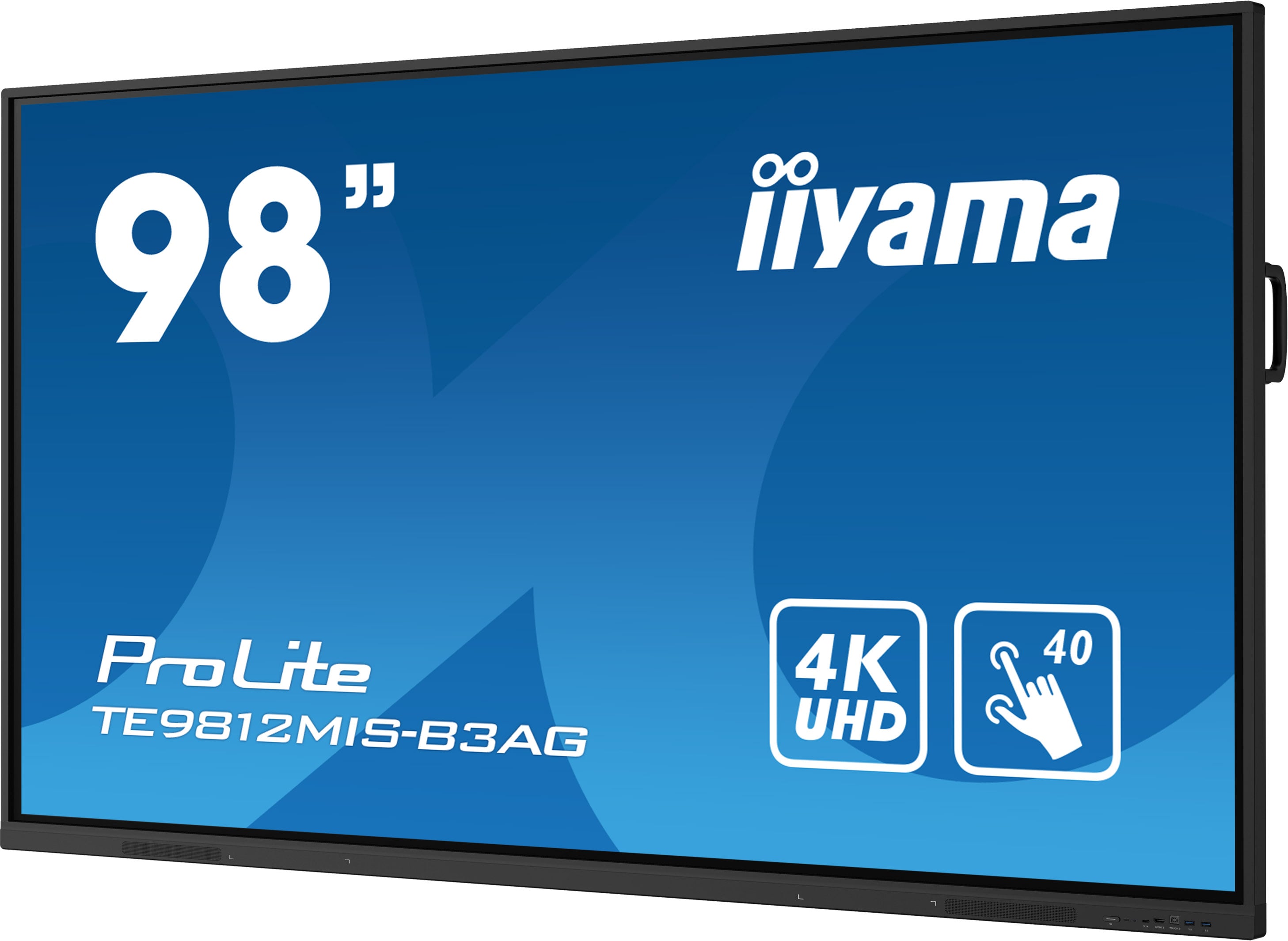 iiyama ProLite TE9812MIS-B3AG 247,7cm (98") 4K UHD Touch Monitor HDMI/VGA/USB-C