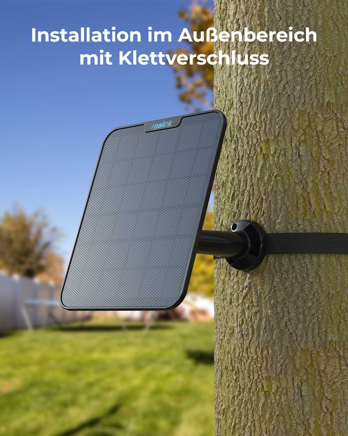 Reolink 6W Solarpanel schwarz