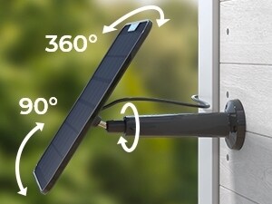 Reolink 6W Solarpanel schwarz