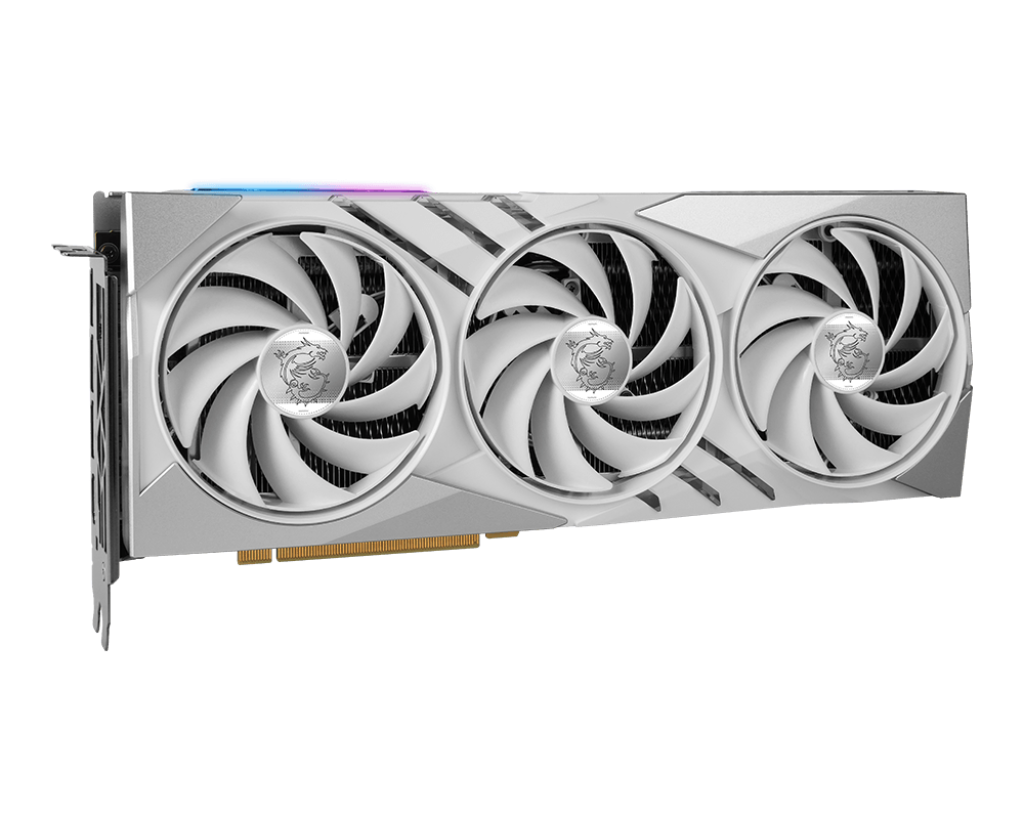 MSI GeForce RTX 4060Ti Gaming X Slim White 16GB GDDR6 Gaming Grafikkarte