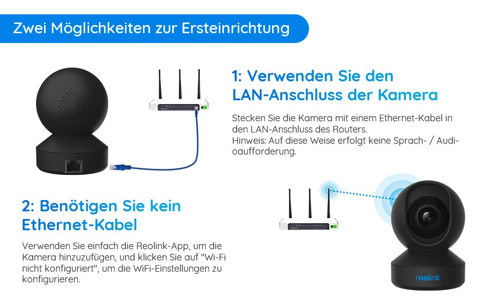 Reolink E Series E330-B WiFi-Indoor