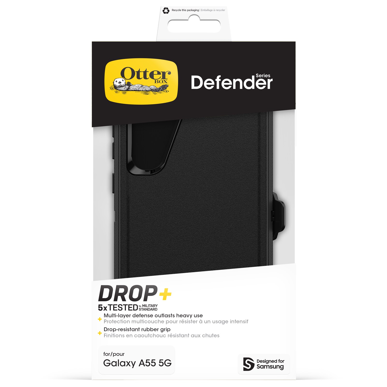 OtterBox Defender Samsung Galaxy A55 5G - black Schutzhülle