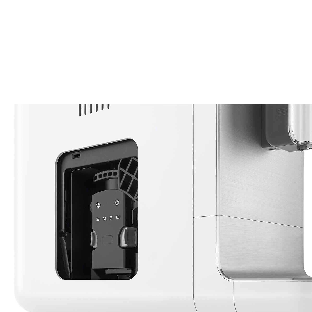 SMEG BCC12WHMEU Kompakt-Kaffeevollautomat mit Dampffunktion weiß