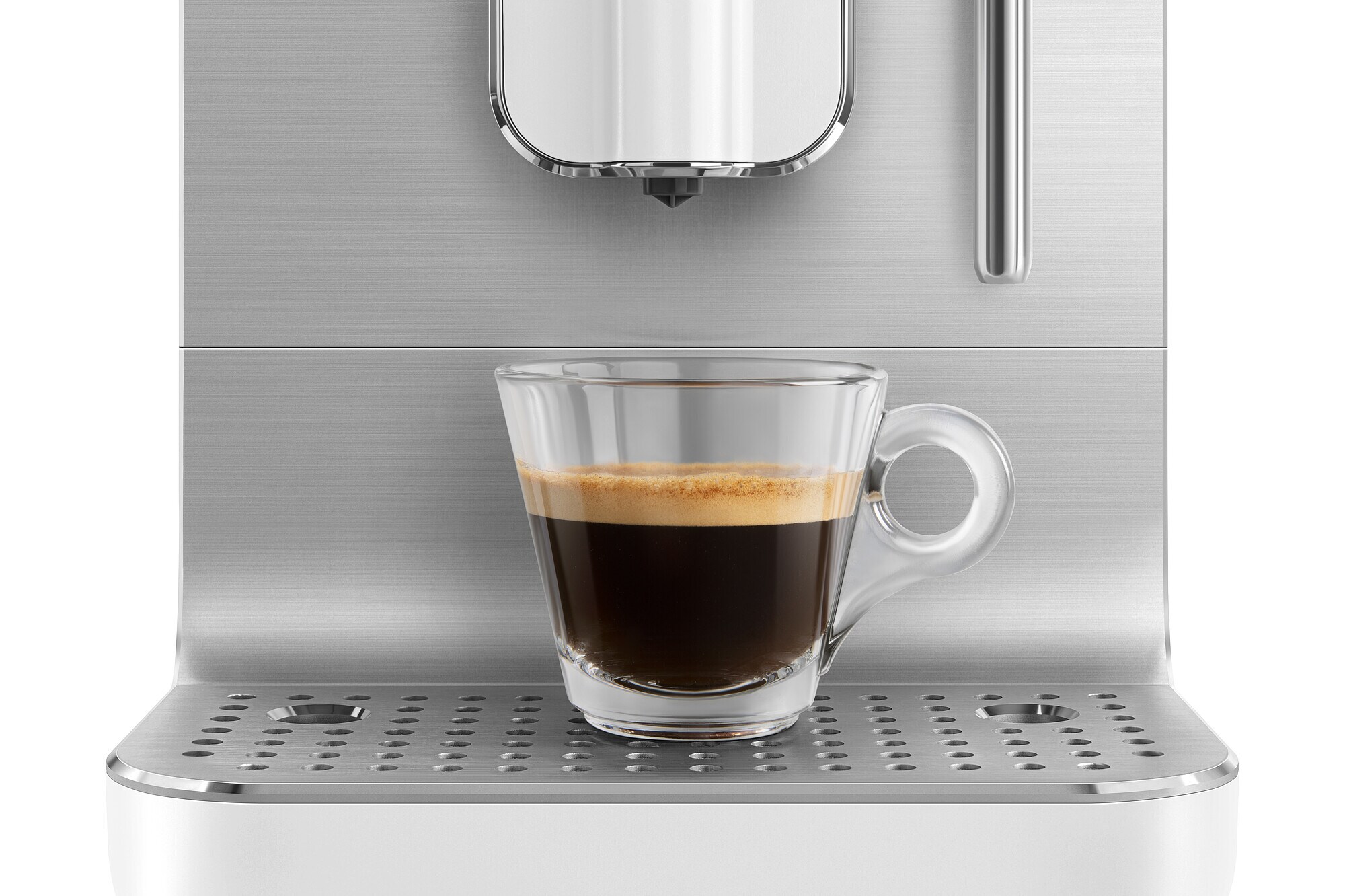 SMEG BCC12WHMEU Kompakt-Kaffeevollautomat mit Dampffunktion weiß