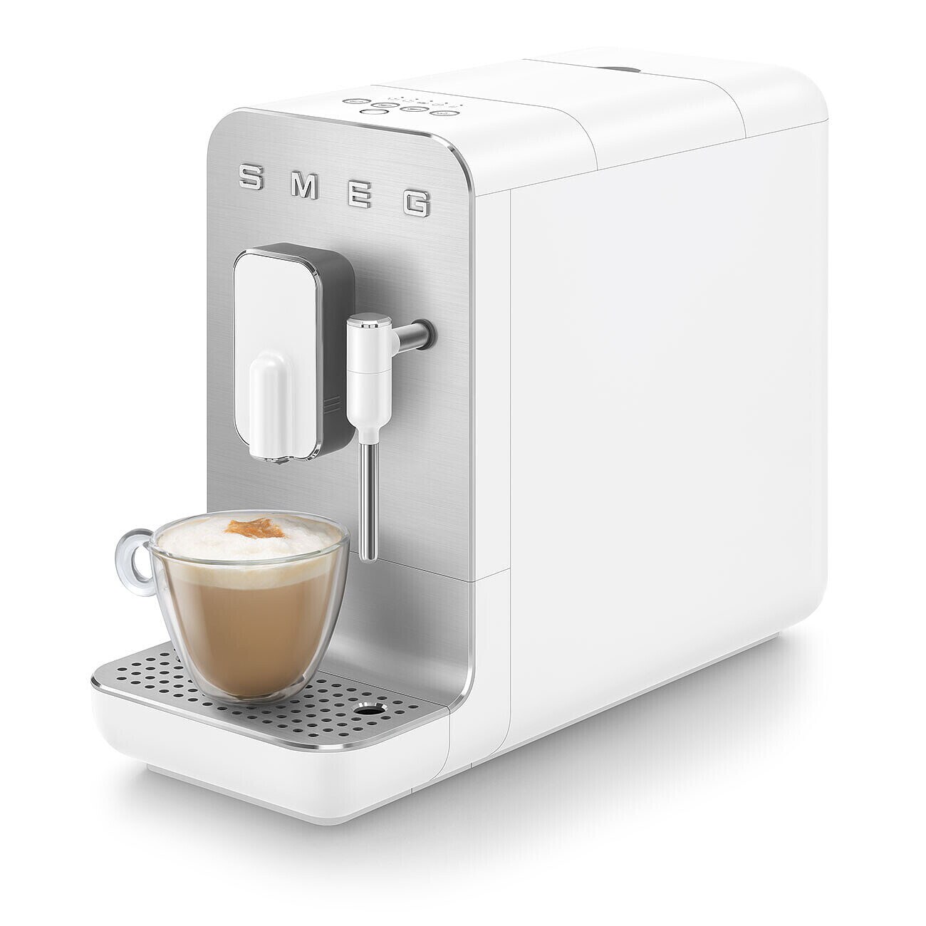 SMEG BCC12WHMEU Kompakt-Kaffeevollautomat mit Dampffunktion weiß