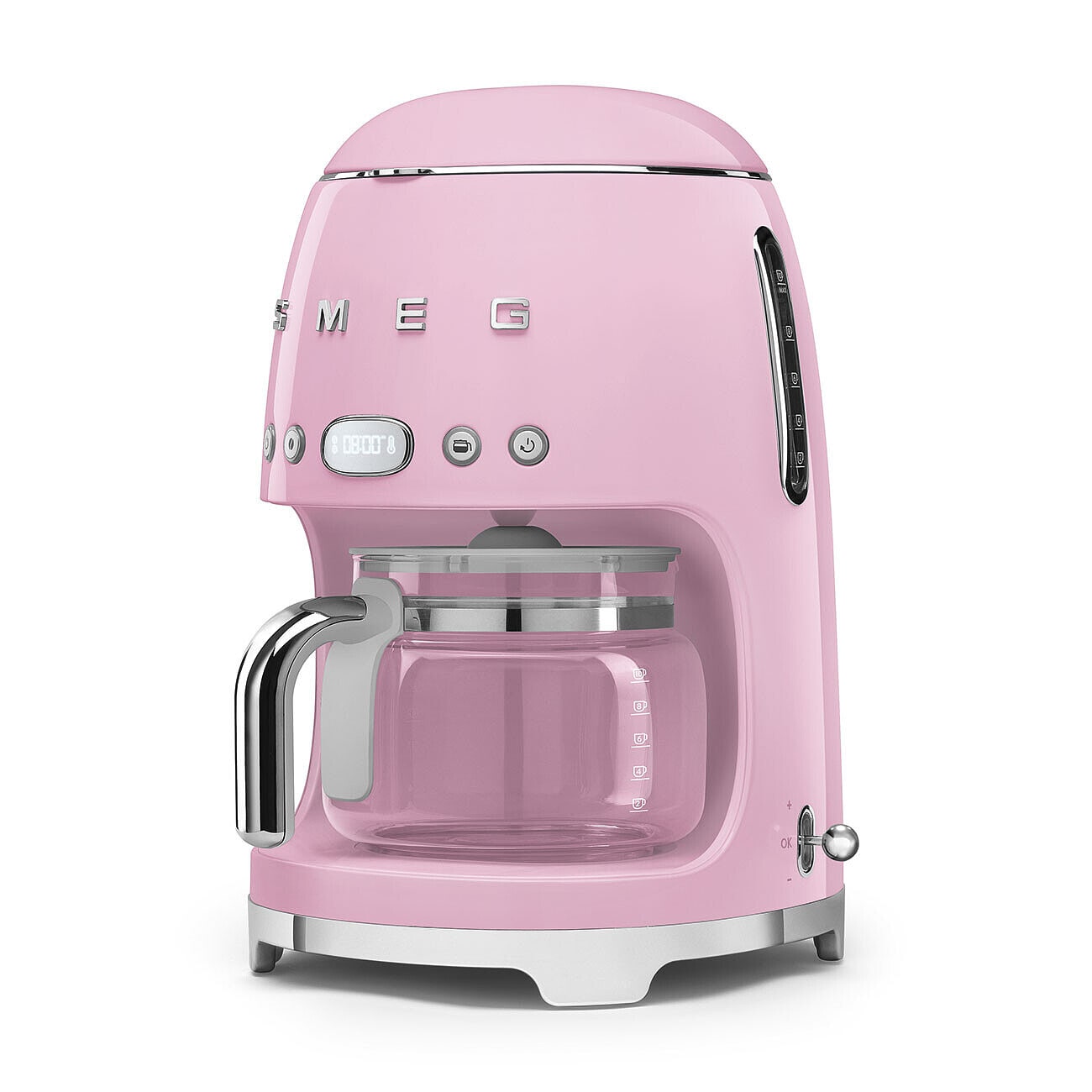 SMEG DCF02PKEU 50s Style Filterkaffeemaschine Cadillac Pink