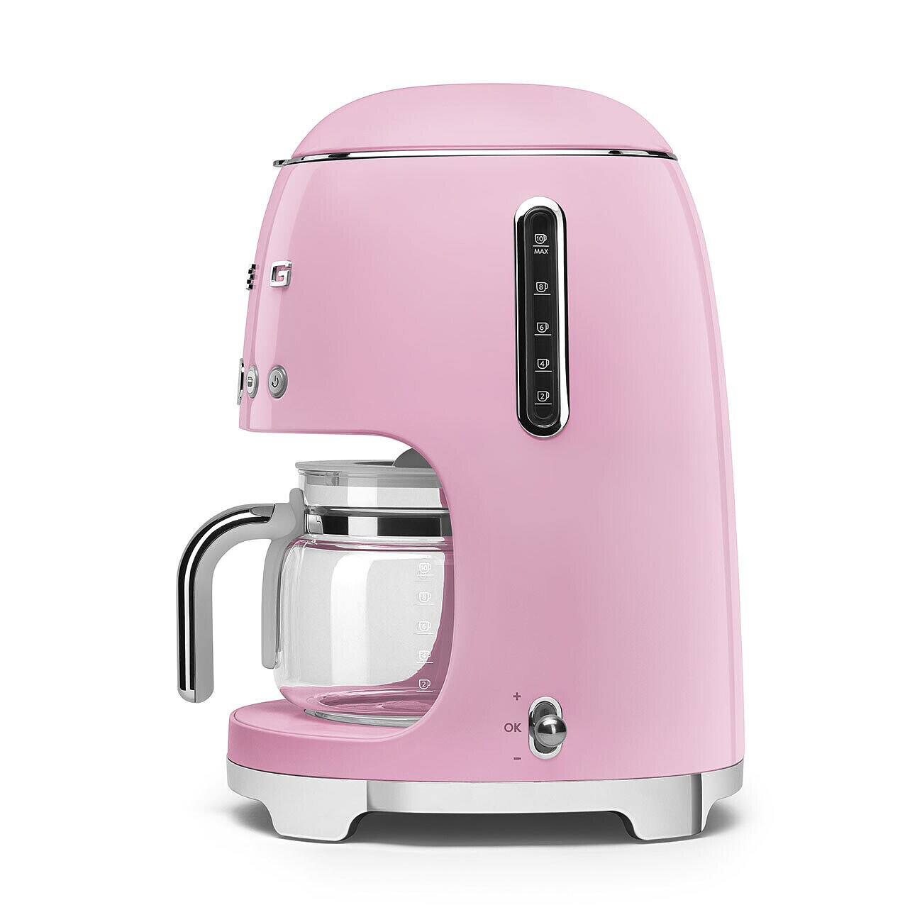 SMEG DCF02PKEU 50s Style Filterkaffeemaschine Cadillac Pink